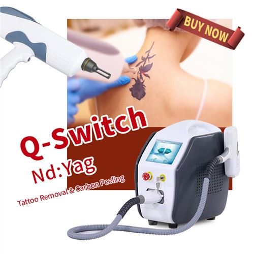Q-switched ND YAG lāzera iekārta